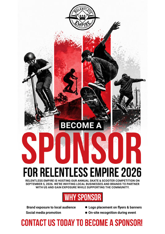 Skate & Scoot Showdown- Sponsorship opportunities