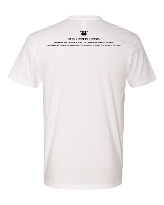 Definition Motivational T-Shirt - White | Relentless Empire
