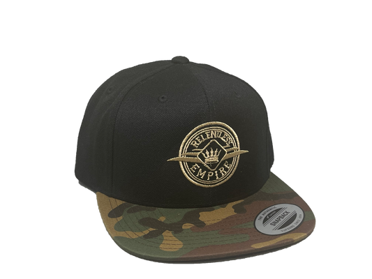 BLACK/CAMO SNAPBACK
